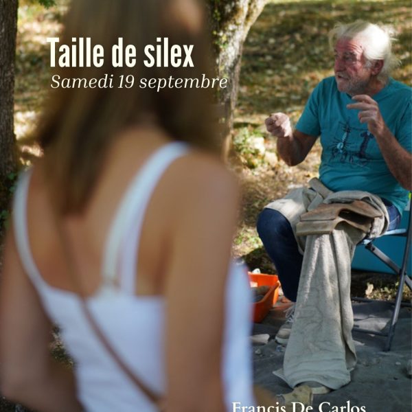 Taille de silex Francis de Carlos